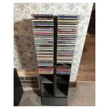 CD Rack & contents 7 x 11 x 35, country and more