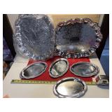2 oval Shelton-Ware Inc trays,USA made 18 x 14 1/2