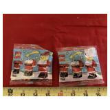 Vintage 2 x little Santa #1555 new