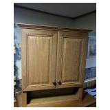 Oak Medicine Cabinet, 26 x 30 x 8