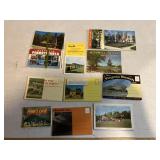 Vintage Post Cards in packs from locations, unused