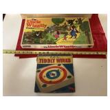 VIntage The Uncle Wiggily GAme & Bull's Eye Tiddly