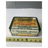Crayola Collectors tin w/8pk of reitred colors and