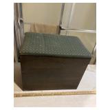 Vintage Crate, lid made for sitting 12 x 19 x 15