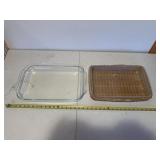 2 Pyrex baking dishes. 15 x 10 x 2 (4qt) &