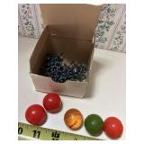 Vintage  metal Jacks & rubber balls
