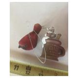 Hallmark Dad 1997 & Cardinal ornament