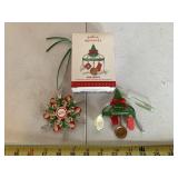 2 Hallmark Ornaments, 1 in box Bon Appetit