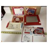 Vintage Etch-A-Sketch w/Disney Action pack &