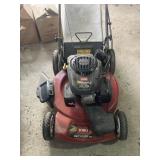 Toro 22ï¿½ self propelled mower with bagger, 6.75