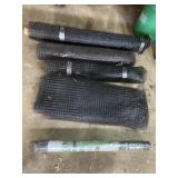 5 bundles deer netting, 1 new