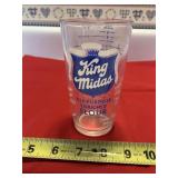 King Midas Flour measuring glass