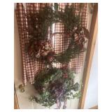 2 decorative wreathes, approx 20' round