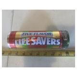 Sealed 5 Flavor Life Savers Tin