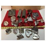 Lot of VIntage Cookie Cutters