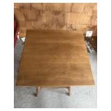 Wooden table, 23 x 23 x 29 1/2