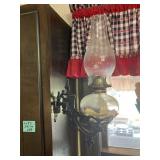 Oil Lamp, Cast Iron base/holder