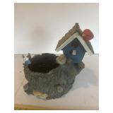 Bird plant holder, 13 x 9 x 13 tall