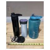 2 - stainless steel Contigo cups & Zulu 68oz drink