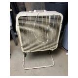 Box fan on stand 39x15 x 14 as stands works