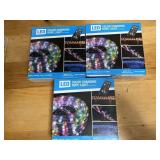 3 box of LED color changing rope lights w/ remote