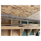 Wood contents on top shelf