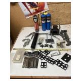 Grease gun, hitch, hardware
