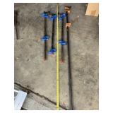 4 pipe clamps