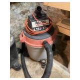 Ridgid 12 gal shopvac runs