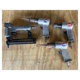 3 air chisels & nailer, all untested