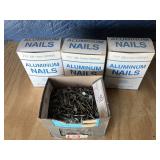 4 boxes aluminum roofing nails