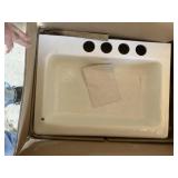 New Cast iron sink 22ï¿½ x 30ï¿½ x 9ï¿½
