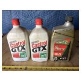 (2) qt 20w-50, 1 qt 5w-50, 1 may have been opened