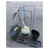 Dewalt bagger, stands, kerosene ca, trays