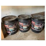 3 5 gallon buckets driveway sealer new