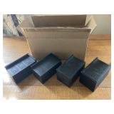 Box of 8 - 3", 11,000lb bed risers, new