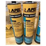 5 tubes roof cement