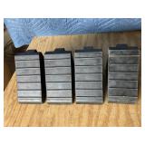 4 new wheel chocks