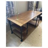 Decks/stand, wood & metal 28x60x30 plus the bar