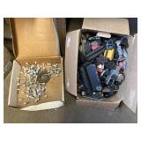 Box misc metal and wheels