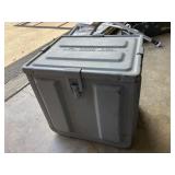Metal ammunition can with plastic fittings, 12ï¿½ x
