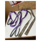 3 nylon slings about 6ft long