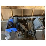 Metal lot under bench