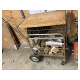 Rolling cart on wheels 22ï¿½ x 32ï¿½ x 38ï¿½ H with
