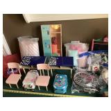 Tote of American Girl & Our Generation toys for
