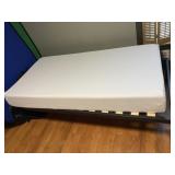 Single bed w/ CertiPUR-US mattress w/ bedding,