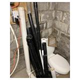 Lot of plastic pipe only