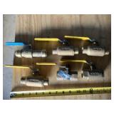 (6) 3/4ï¿½ ball valves