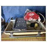 MK wet tile saw with extra new blade