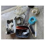Jumper cables, hose, misc hardware